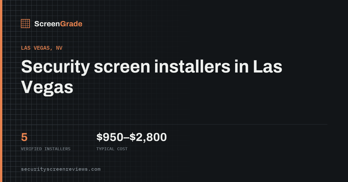 Solar Screens in Las Vegas, NV