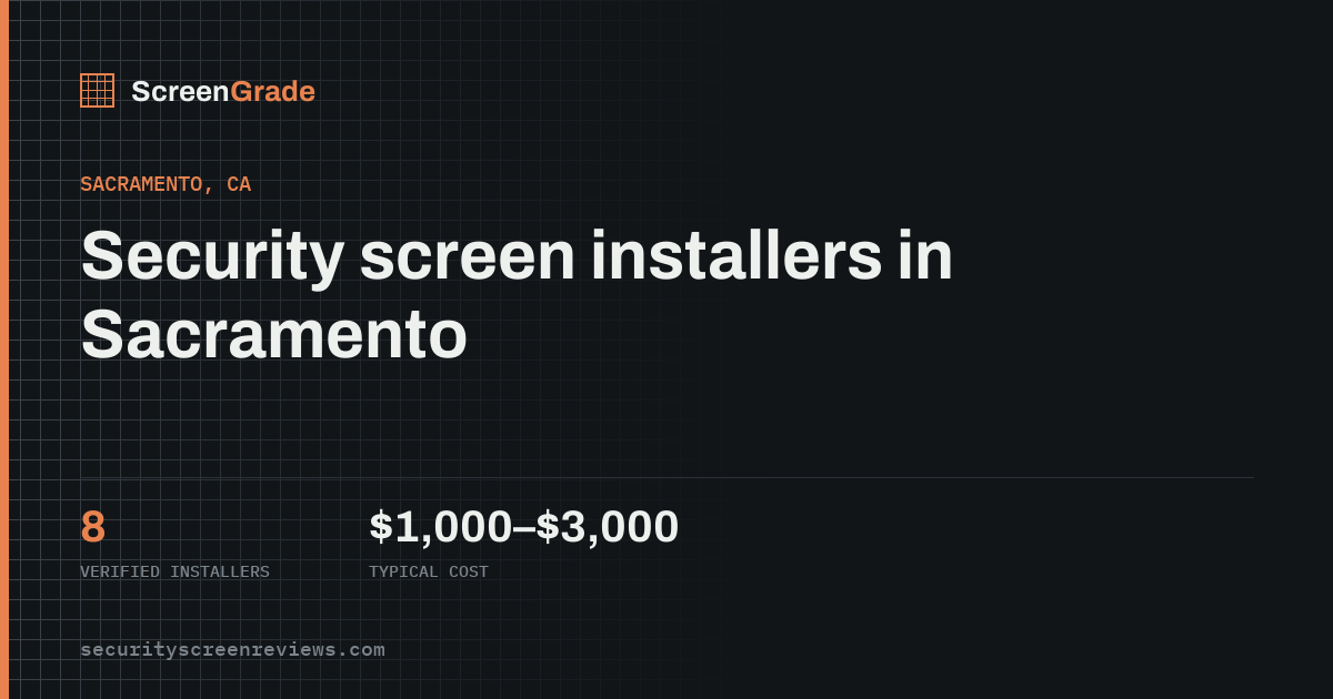 Solar Screens in Sacramento, CA